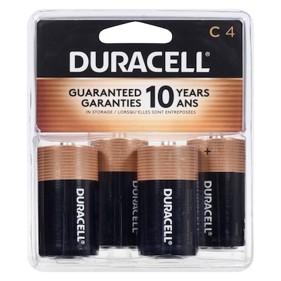 Duracell Coppertop Alkaline Batteries, C 4 ea, $3.50/1ea