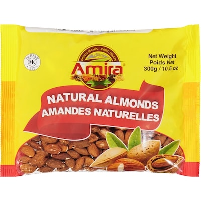Amira Almonds, Natural Monterey 300 g, $2.17/100g