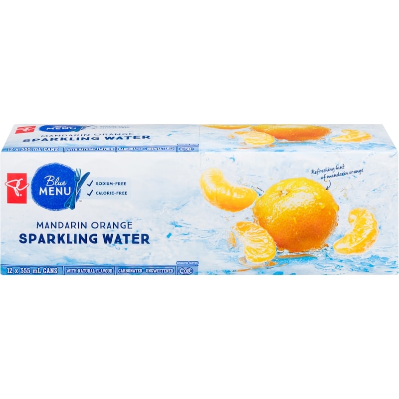 Mandarin Orange Sparkling Water With Natural Flavour (Case)