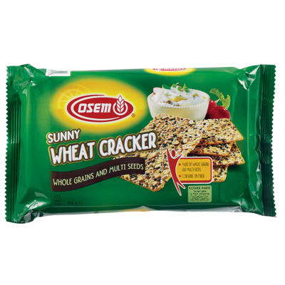 Osem Craquelins Sunny Wheat blé entier 200 g, 2,75 $/100g