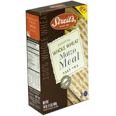 Streits Repas de matzo, blé entier 454 g, 2,09 $/100g