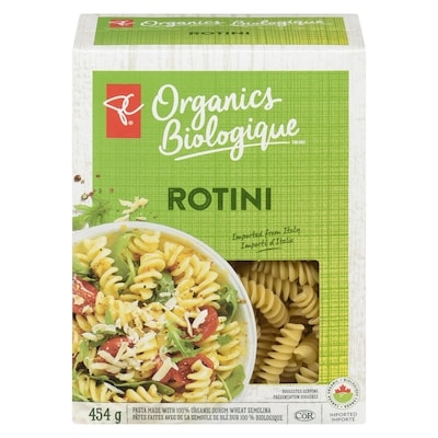 PC Organics Organic Rotini 454 g, $0.83/100g