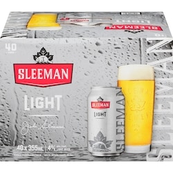Sleeman Light 40 Cans (ID required at pick-up) 40x355.0 ml, $0.00/1ea