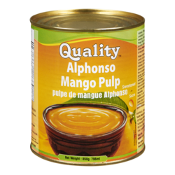 Quality Pulpe de mangue Alphonso 850 g, 0,62 $/100g