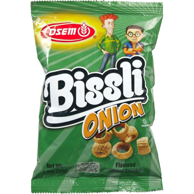 Osem Rondelles à l’oignon Bissli casher 70 g, 3,27 $/100g