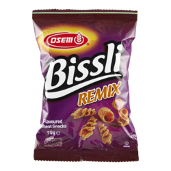 Kosher Bissli Wheat Snacks, BBQ & Smokey Remix