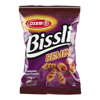Osem Kosher Bissli Wheat Snacks, BBQ & Smokey Remix 70 g, $2.70/100g