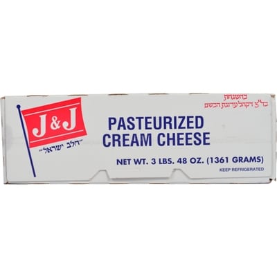 J and J Cream Cheese Bars 1.37 kg, $0.24/100g