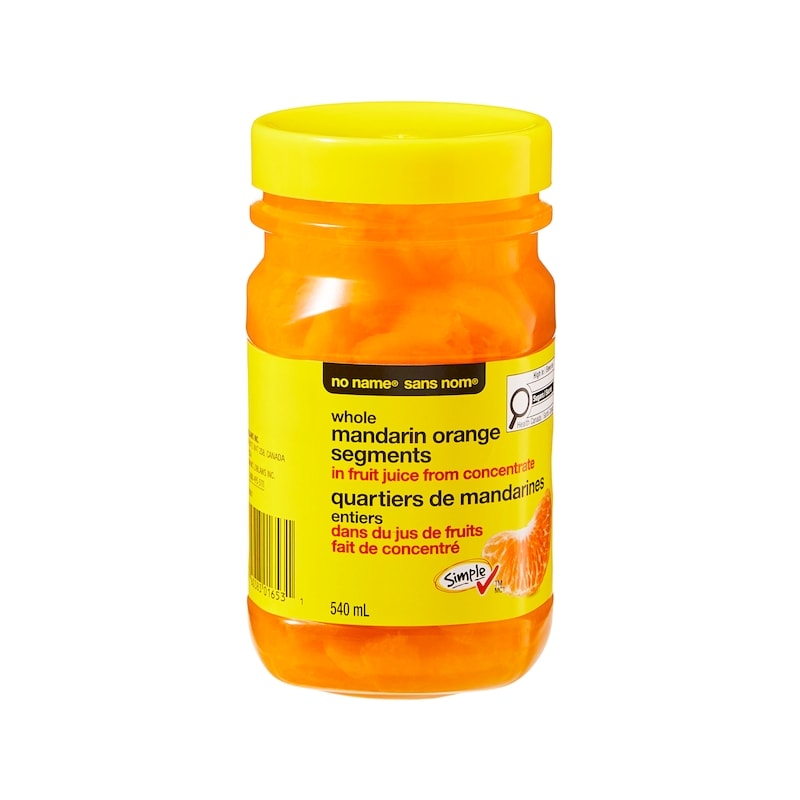 Whole Mandarin Orange Segments in Fruit Juice From Concentrate