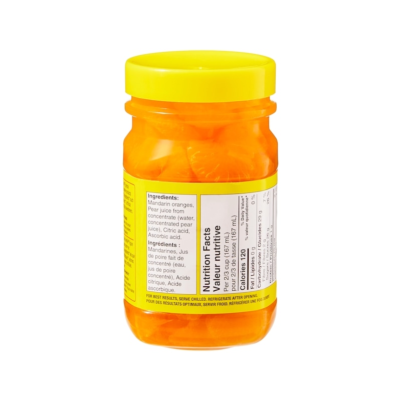 Whole Mandarin Orange Segments in Fruit Juice From Concentrate