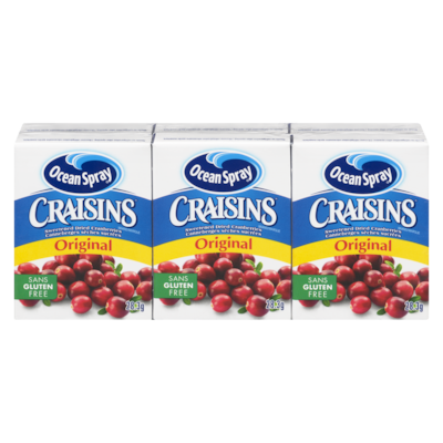 Ocean Spray Craisins Sweetened Dried Cranberries  170 g, $2.23/100g