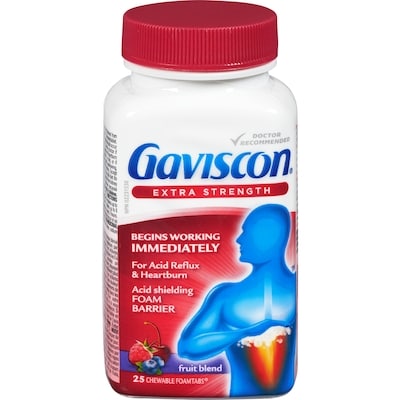 Gaviscon Extra Strength, Fruit 25 ea, $0.44/1ea