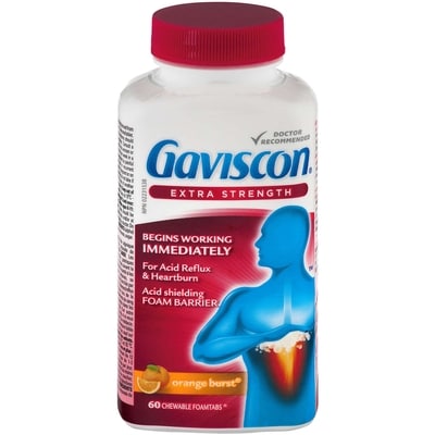 Gaviscon Extra Strength, Orange 60 ea, $0.32/1ea