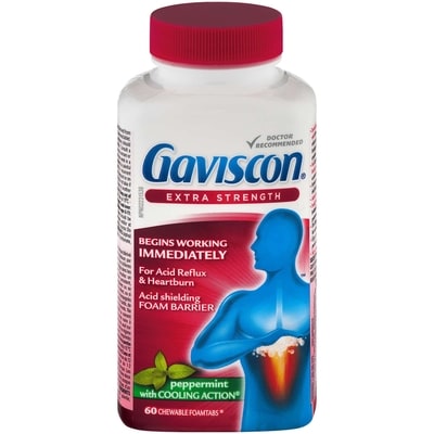 Gaviscon Extra Strength, Peppermint 60 ea, $0.32/1ea