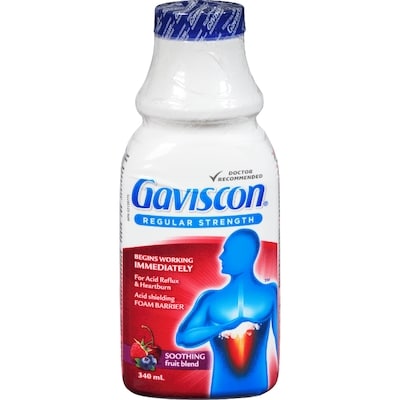 Gaviscon Soothing Liquid, Fruit 340 ml, $4.41/100ml