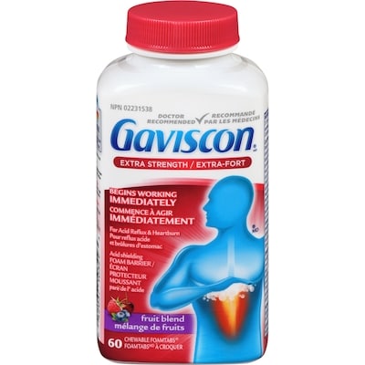 Gaviscon Extra Strength, Fruit 60 ea, $0.32/1ea