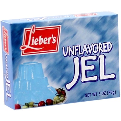 Liebers Unflavored Jello 85 g, $2.69/100g