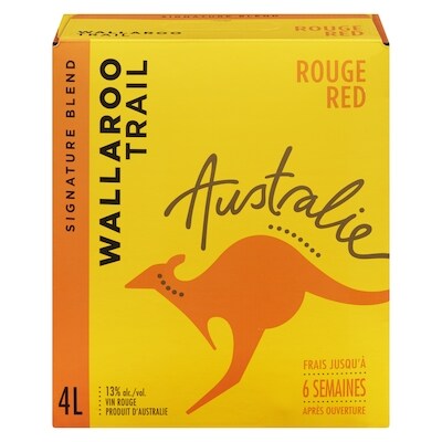 Wallaroo Trail Vin rouge BIN 717 Blend, 4 L (Pièce d’identité requise au moment du ramassage) 4 l, 1,27 $/100ml