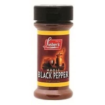 Liebers Black Pepper Whole 88 g, $5.68/100g