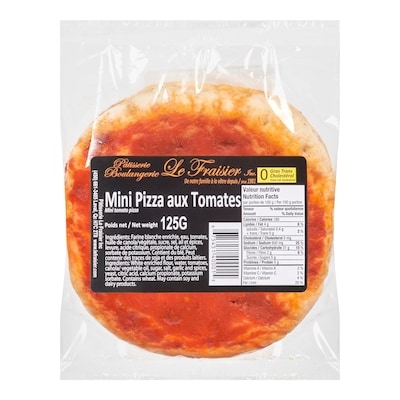 Fraisier Pizza Le Fraisier, mini tomates et basilic 125 g, 1,60 $/100g