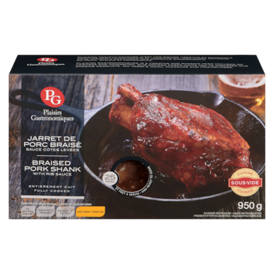 Plaisirs Gastronomiques Braised Pork Shank with rib sauce 950 g, $1.58/100g