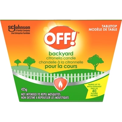 Off! Pour la Cour Chandelle à La Citronelle Modèle de table 1 ea, 10,99 $/1ch