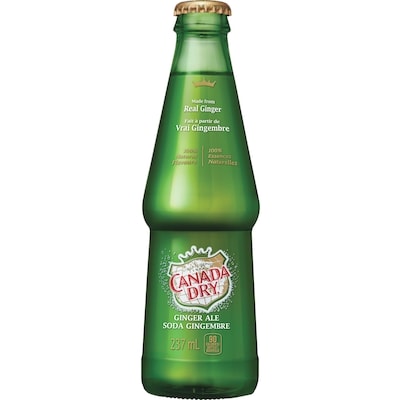 Canada Dry Soda Gingembre, Caisse de 6 bouteilles 6x237.0 ml, 0,63 $/100ml