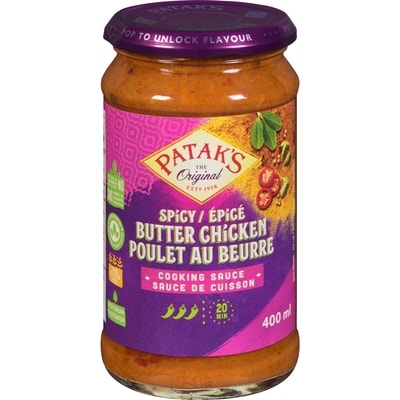 Pataks Spicy Butter Chicken Cooking Sauce 400 ml, $1.00/100ml