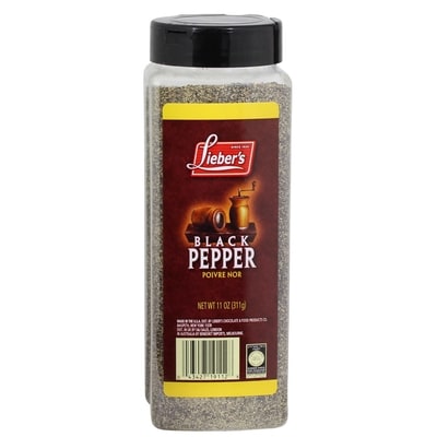 Liebers Black Pepper Ground 454 g, $4.40/100g
