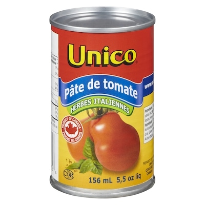 Unico Pâte de tomate herbes italiennes 156 ml, 1,01 $/100ml