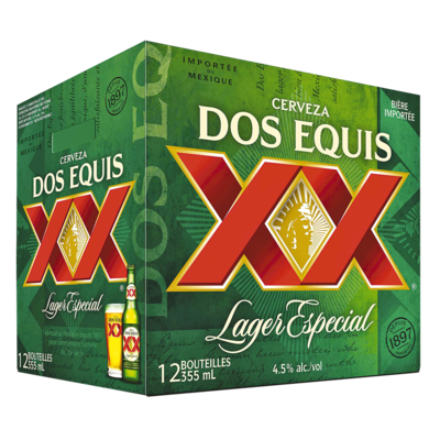 Dos Equis Dos Equis Lager Beer (ID required at pick-up) 12x355.0 ml, $0.63/100ml
