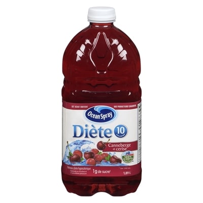 Ocean Spray Boisson diète canneberge et cerise 1.89 l, 0,21 $/100ml