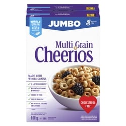 General Mills Cheerios Cereal Multi Grain Jumbo 1010 g, $1.09/100g