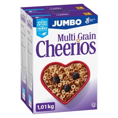 General Mills Cheerios Multi-Grain Céréales, Jumbo 1010 g, 1,09 $/100g