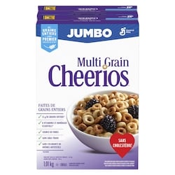 General Mills Cheerios Multi-Grain Céréales, Jumbo 1010 g, 1,09 $/100g