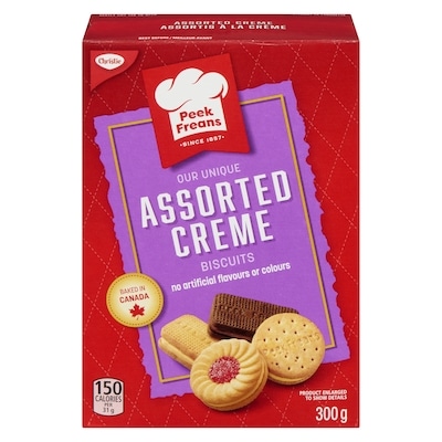 Peek Freans Assorted Creme Biscuits 300 g, $1.66/100g