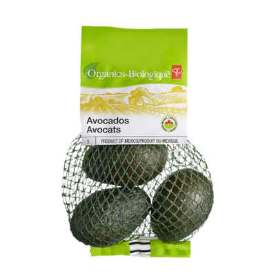 PC Organics Avocados, Bag 3 ea, $2.17/1ea
