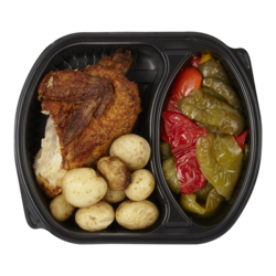 From Our Chefs Hot Entree & 2 Sides  (After 11am) 400 g, $2.00/100g