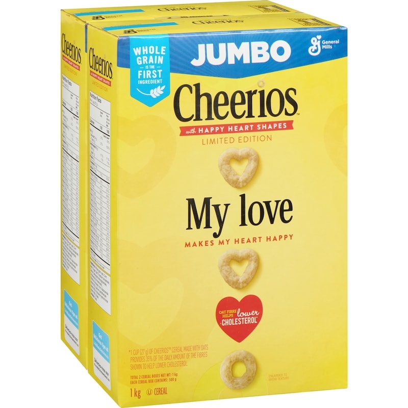 Original Cheerios Breakfast Cereal, Jumbo Size, Whole Grains