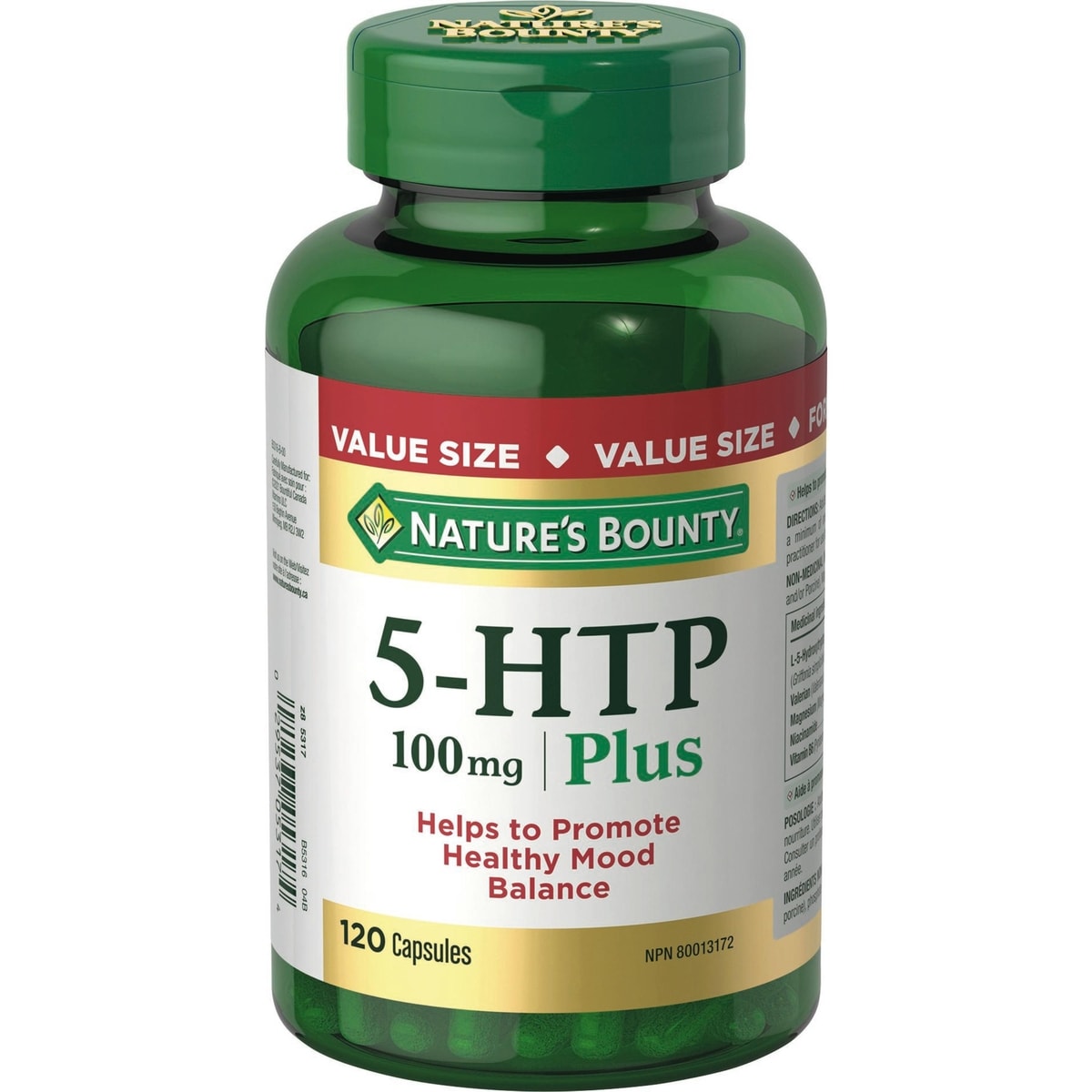 Nature's Bounty 5-HTP 100 mg Plus, For Mood Balance 120 ea, $0.26/1ea
