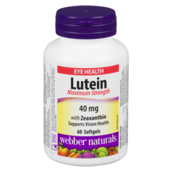 Vitamins, Eye Health Softgels Lutein With Zeaxanthin 40 Mg Maximum Strenght