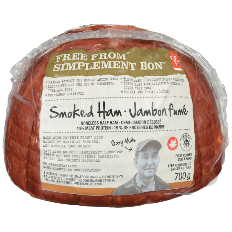 President's Choice Free From Smoked Ham - 700 g | Atlantic Superstore