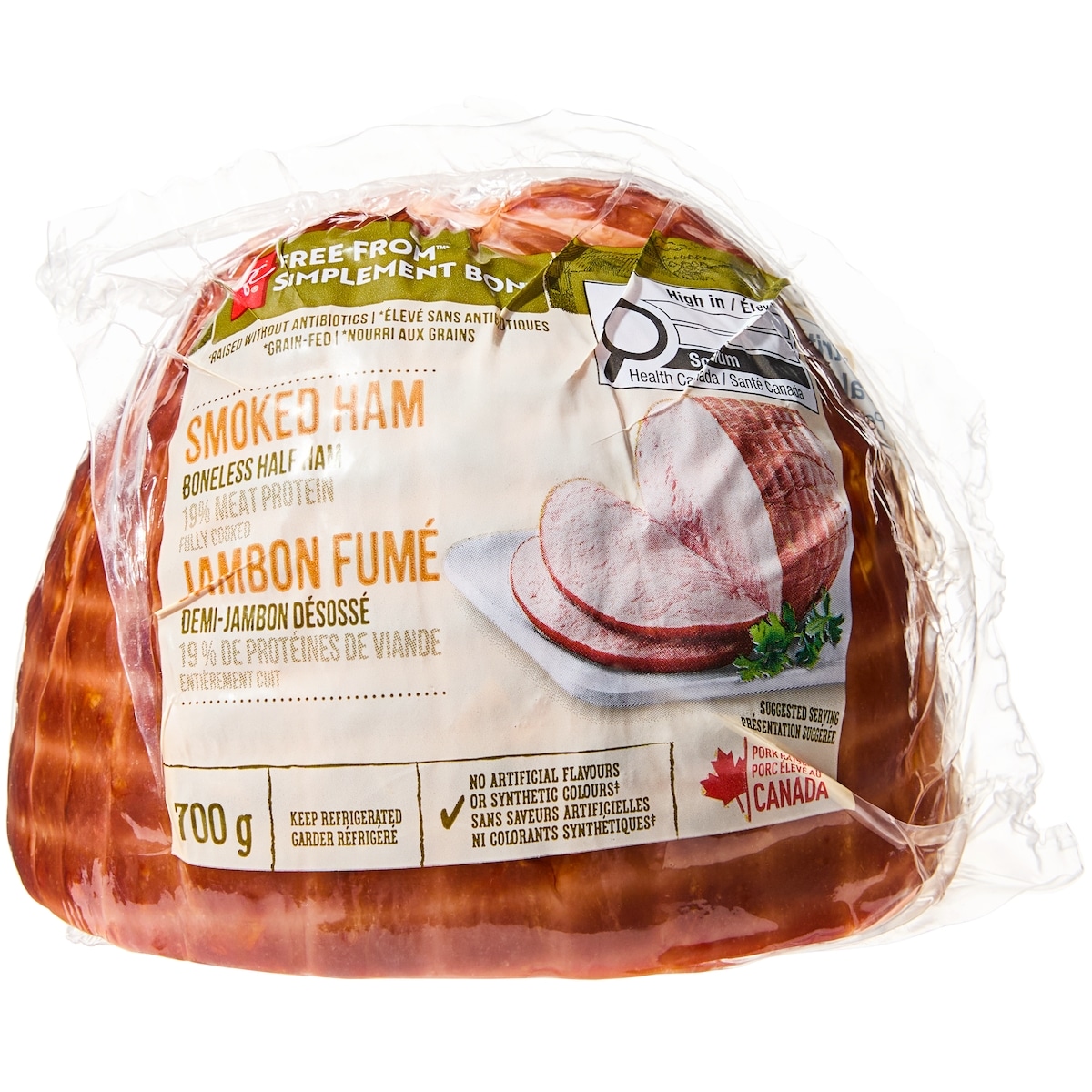 President's Choice Free From Smoked Boneless Half Ham