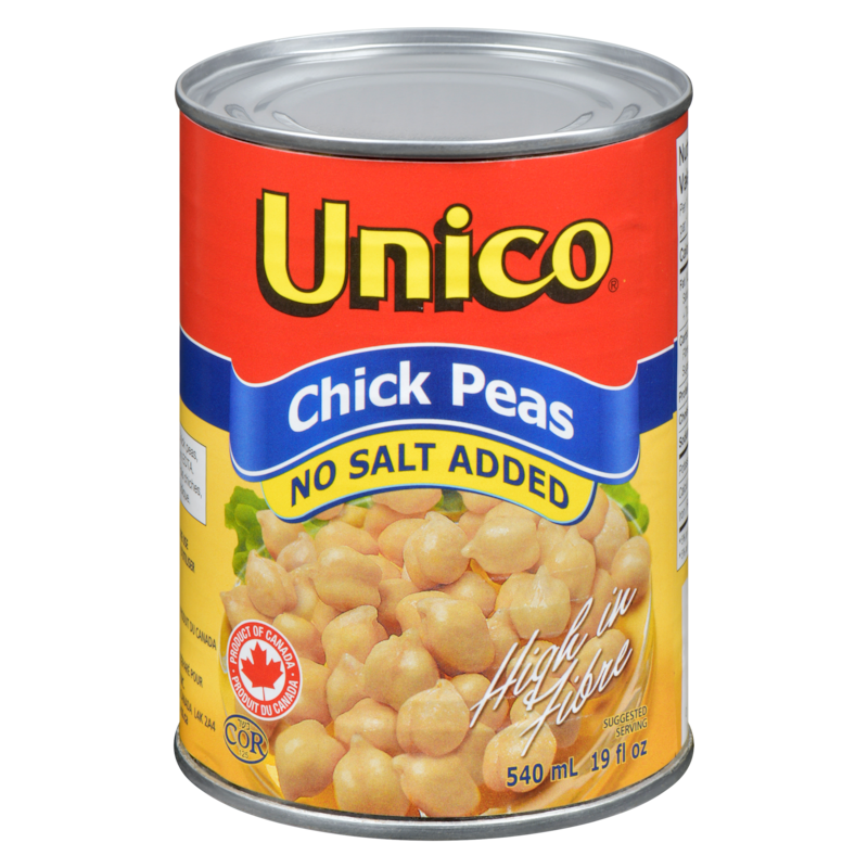 Chick Peas, No Salt Added