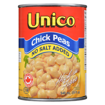Chick Peas, No Salt Added