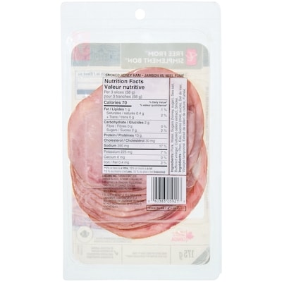 Free From Smoked Honey Ham Slices