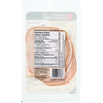Free From Oven-Roasted Turkey Breast Slices