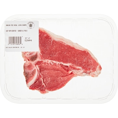 Montpak Grain Fed Veal Loin Chops $40.76/1kg $18.49/1lb