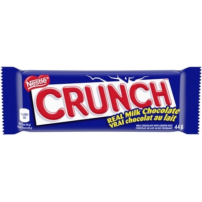 Nestlé Crunch Barre De Chocolat Au Lait Au Riz Croquant 44 g, 3,39 $/100g