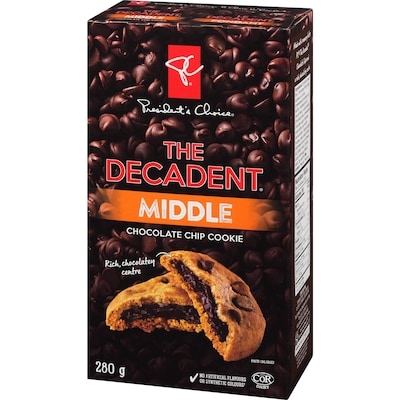 Biscuit Décadent aux brisures de chocolat avec fondant